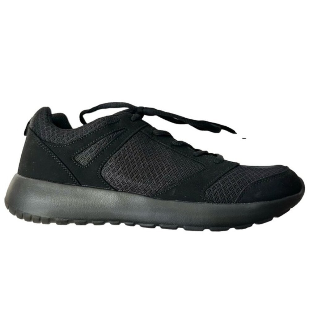 Athletic Works Active Performance Cushion Foam Black Sneakers - Size 9 - Picture 3 of 14